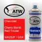 Preview: Chevrolet, Cherry Bomb Red Tricoat, WA252F / GSK: 400ml Sprühdose, von ATW Autoteile West.